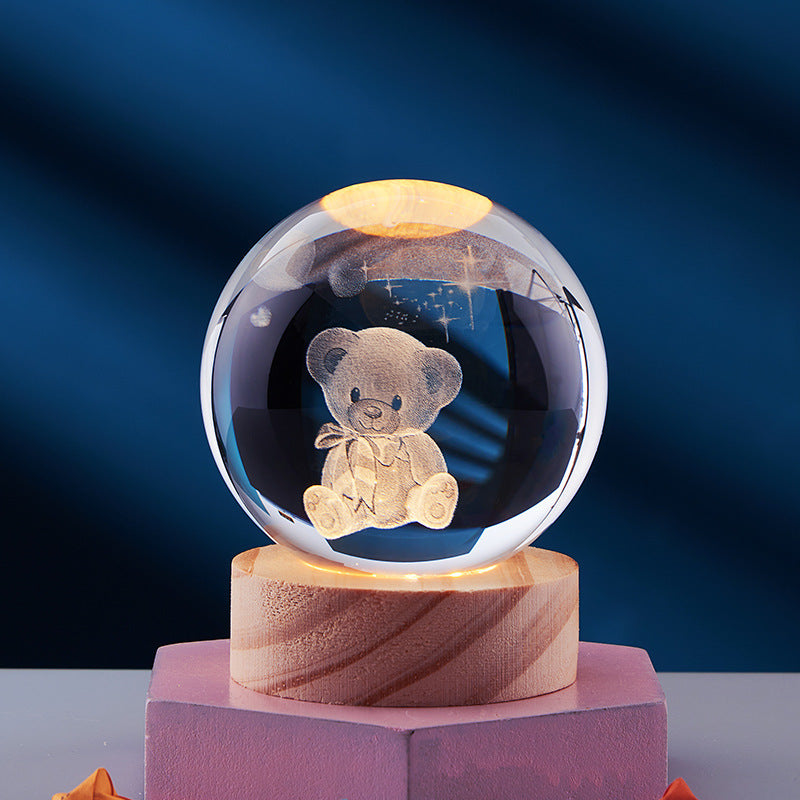 Lumiorb 3D Crystal Light – Creative & Modern Ambient Lighting