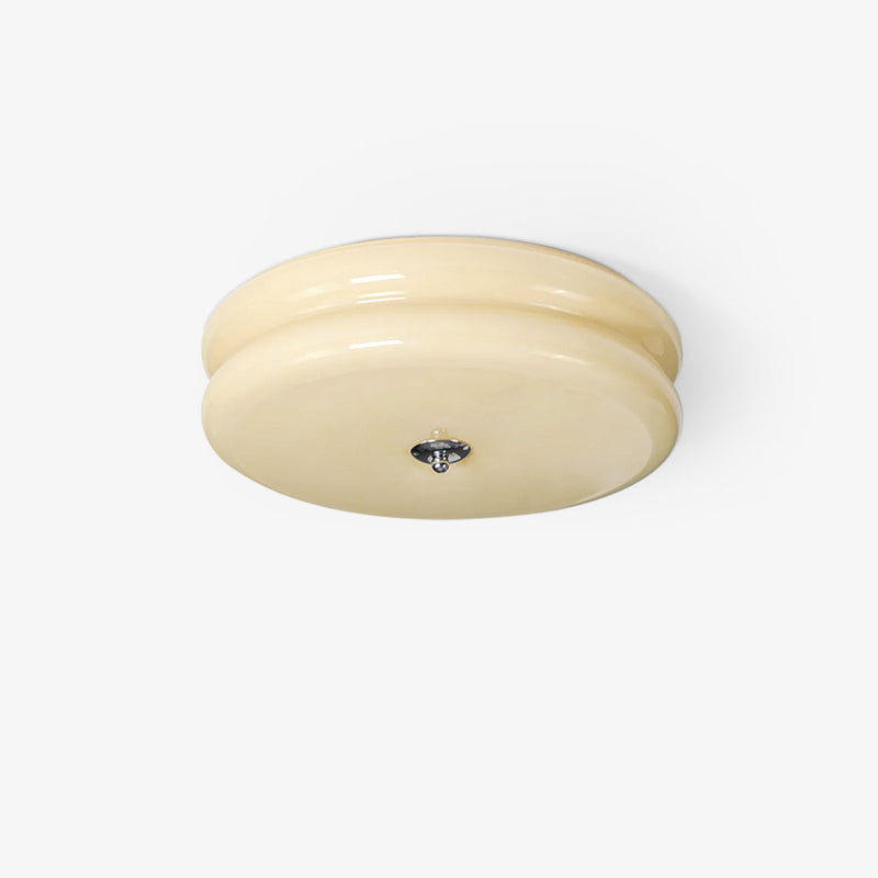 Vintage Art Deco Ceiling Light – Geometric Elegance with Integrated LED