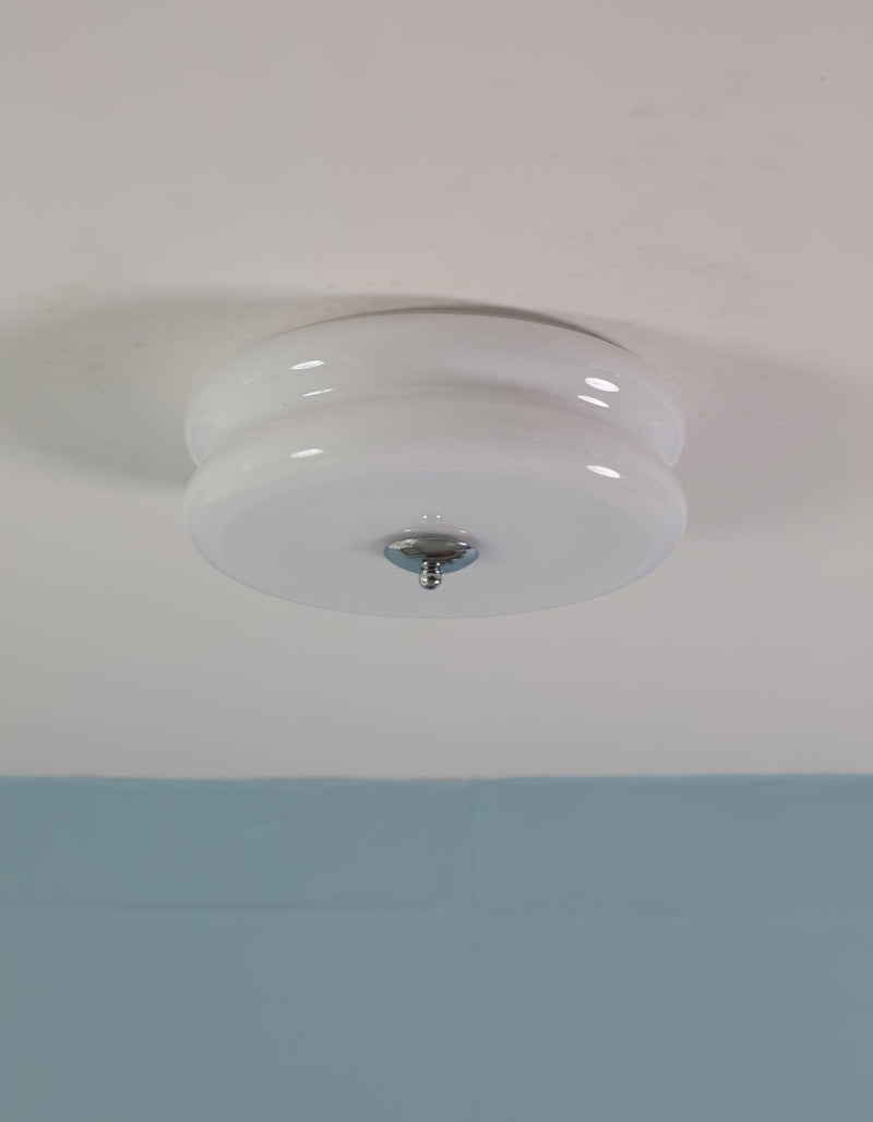 Vintage Art Deco Ceiling Light – Geometric Elegance with Integrated LED