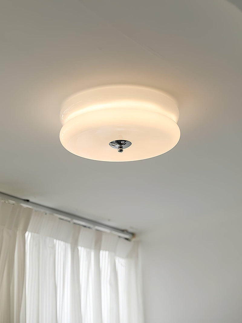Vintage Art Deco Ceiling Light – Geometric Elegance with Integrated LED