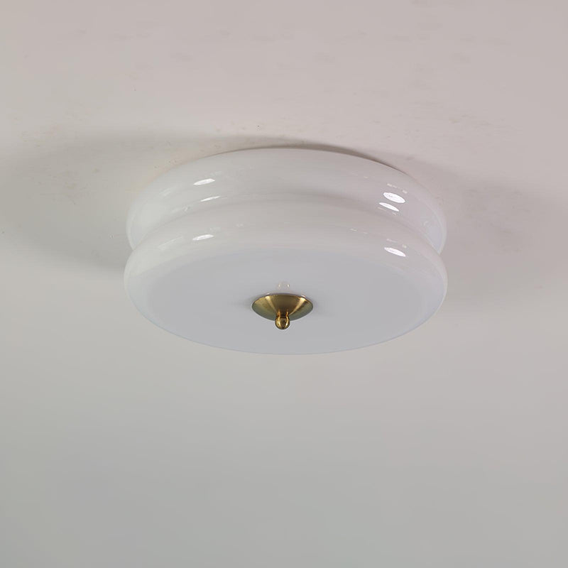 Vintage Art Deco Ceiling Light – Geometric Elegance with Integrated LED