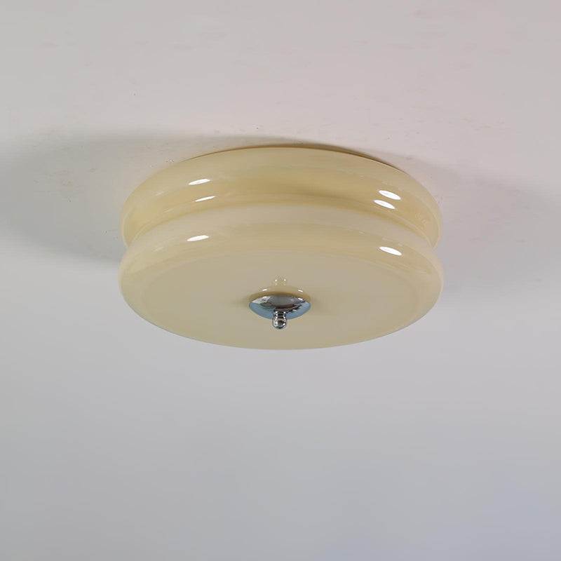 Vintage Art Deco Ceiling Light – Geometric Elegance with Integrated LED