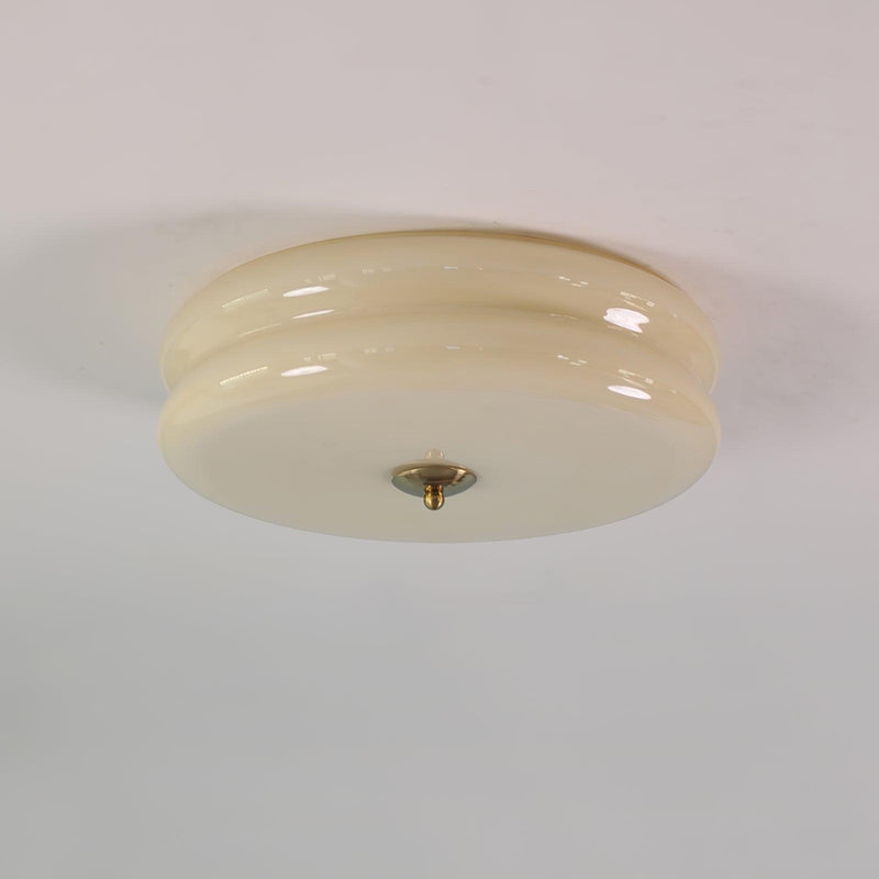 Vintage Art Deco Ceiling Light – Geometric Elegance with Integrated LED