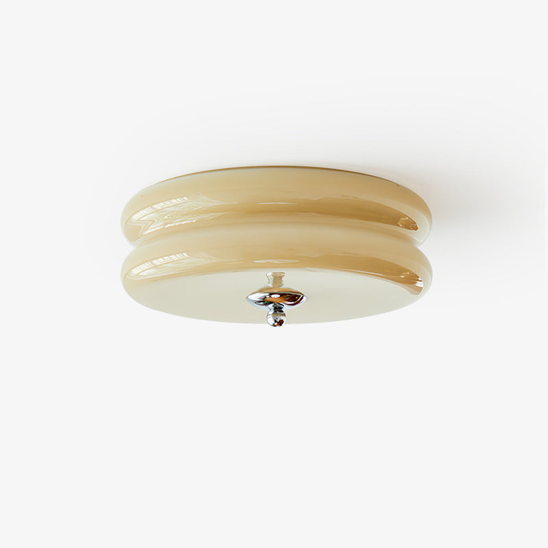 Vintage Art Deco Ceiling Light – Geometric Elegance with Integrated LED