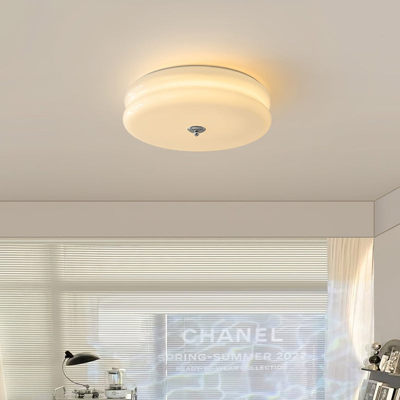 Vintage Art Deco Ceiling Light – Geometric Elegance with Integrated LED