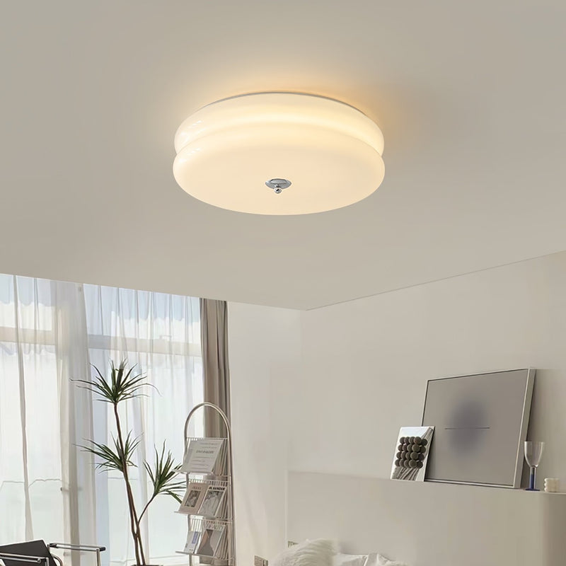 Vintage Art Deco Ceiling Light – Geometric Elegance with Integrated LED