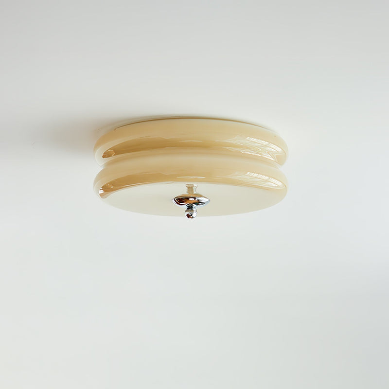 Vintage Art Deco Ceiling Light – Geometric Elegance with Integrated LED