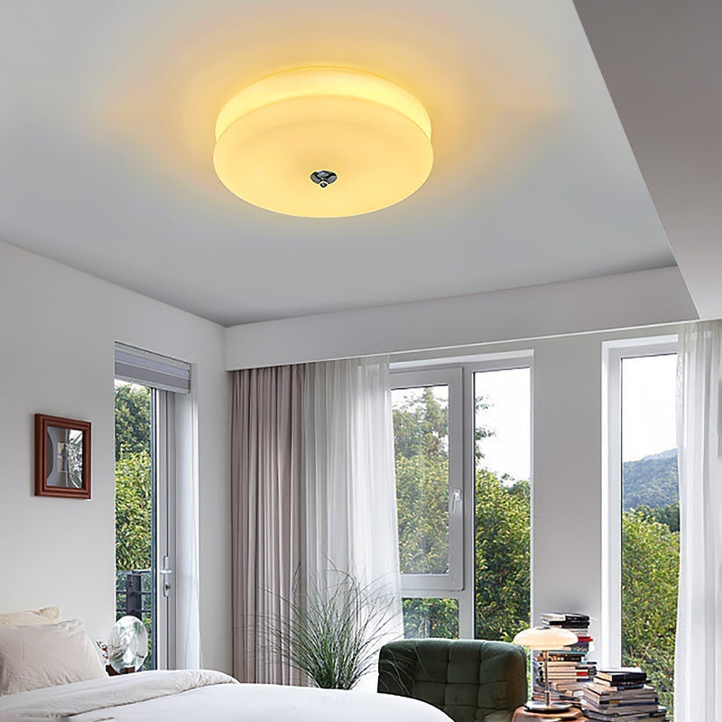 Vintage Art Deco Ceiling Light – Geometric Elegance with Integrated LED