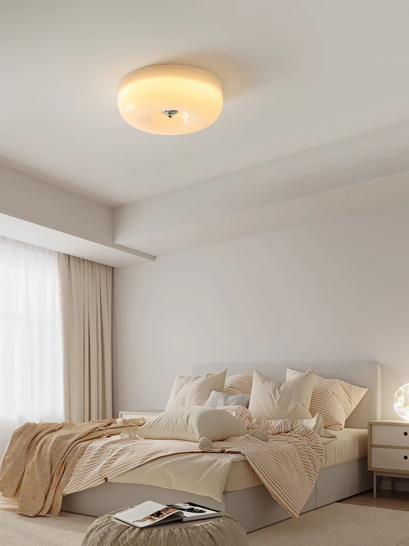 Vintage Art Deco Ceiling Light – Geometric Elegance with Integrated LED
