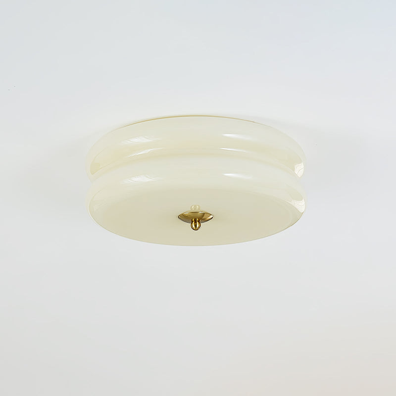 Vintage Art Deco Ceiling Light – Geometric Elegance with Integrated LED
