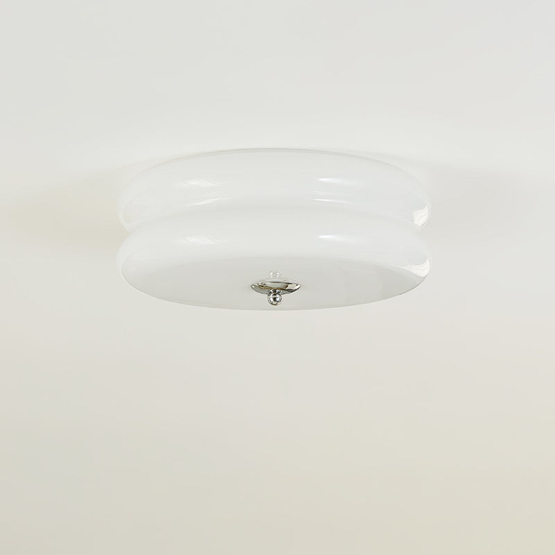 Vintage Art Deco Ceiling Light – Geometric Elegance with Integrated LED
