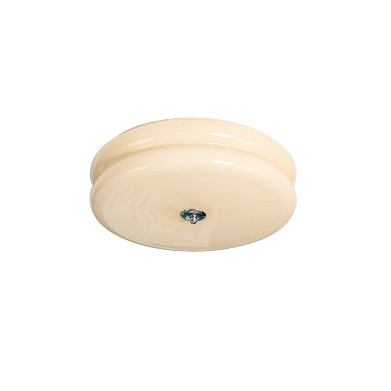 Vintage Art Deco Ceiling Light – Geometric Elegance with Integrated LED