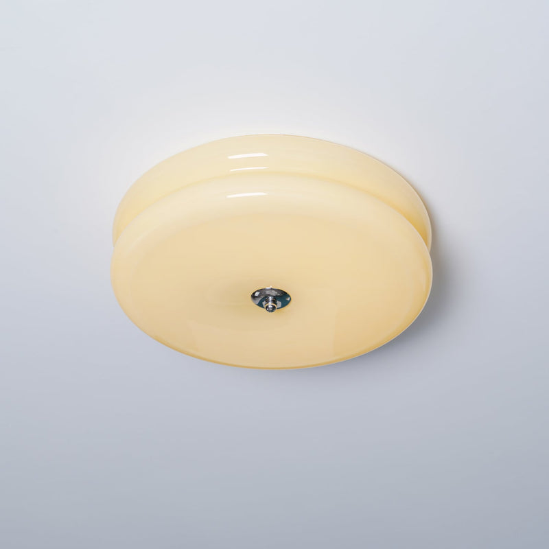 Vintage Art Deco Ceiling Light – Geometric Elegance with Integrated LED