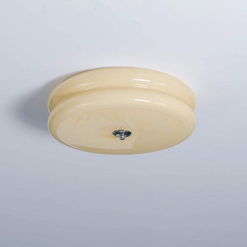 Vintage Art Deco Ceiling Light – Geometric Elegance with Integrated LED