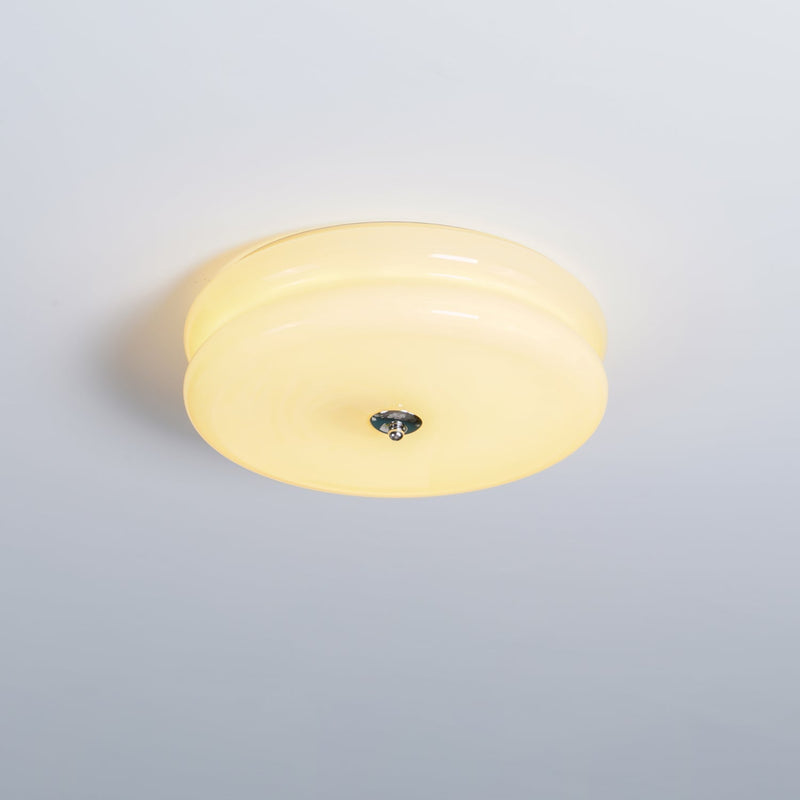 Vintage Art Deco Ceiling Light – Geometric Elegance with Integrated LED