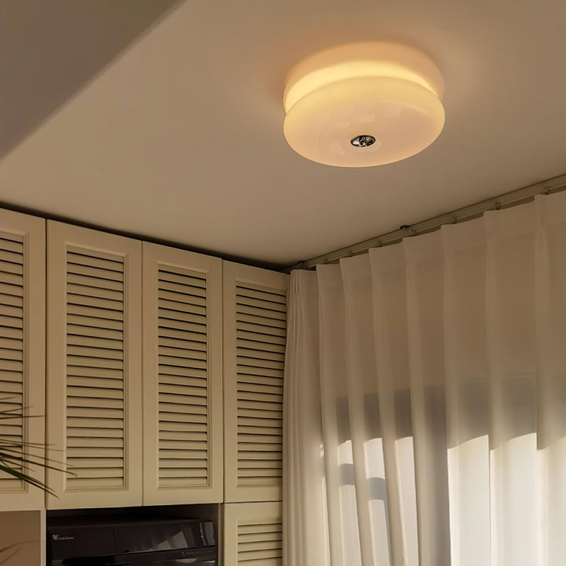 Vintage Art Deco Ceiling Light – Geometric Elegance with Integrated LED