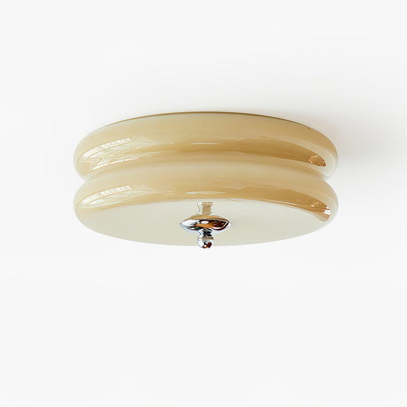 Vintage Art Deco Ceiling Light – Geometric Elegance with Integrated LED