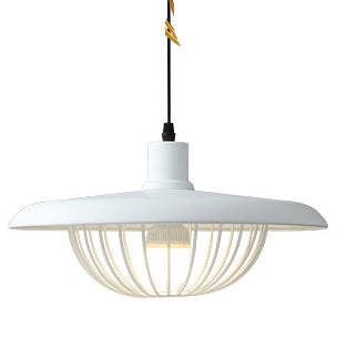 Nordic Wood-Effect Pendant Light – Industrial-Inspired Hanging Lamp