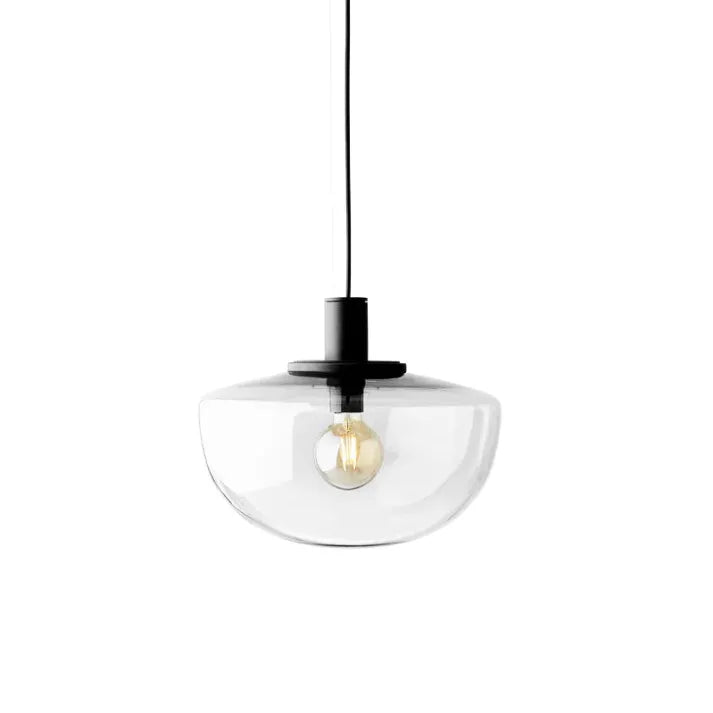 Modern Glass Globe Pendant Light – Elegant Metal & Glass Design for Dining & Kitchen