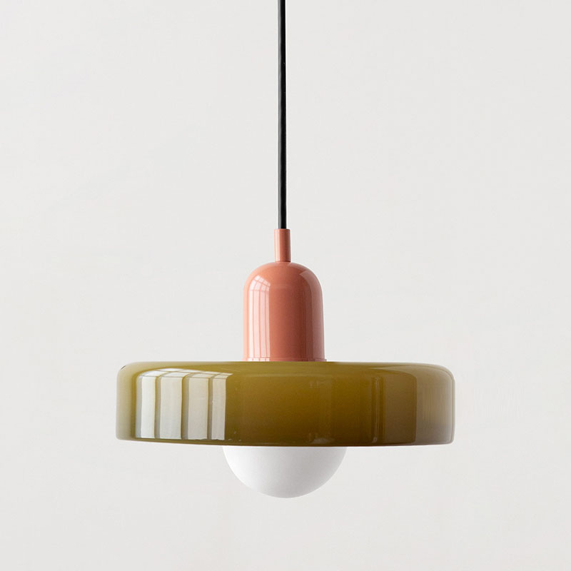 Simple Bauhaus Pendant Light – Elegant Glass Design for Dining & Living Spaces