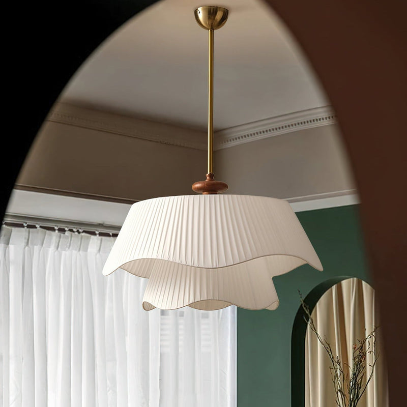 Bellevue Modern Pendant Light – Elegant Metal, Glass & Wood Design