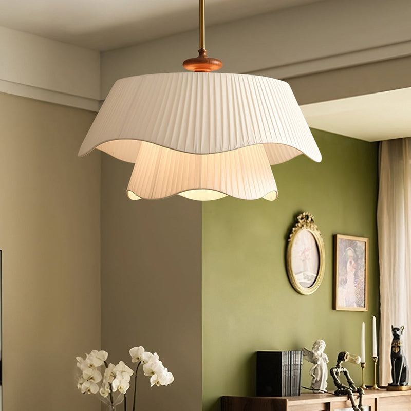 Bellevue Modern Pendant Light – Elegant Metal, Glass & Wood Design