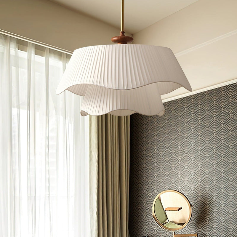 Bellevue Modern Pendant Light – Elegant Metal, Glass & Wood Design