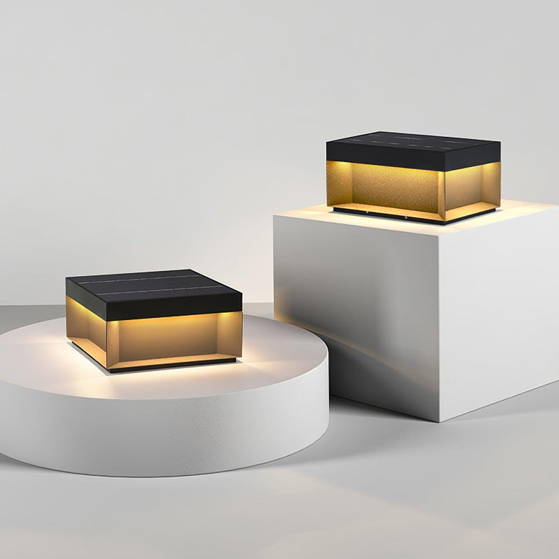 TSolar Outdoor Column Light – Weatherproof LED Garden Lighting