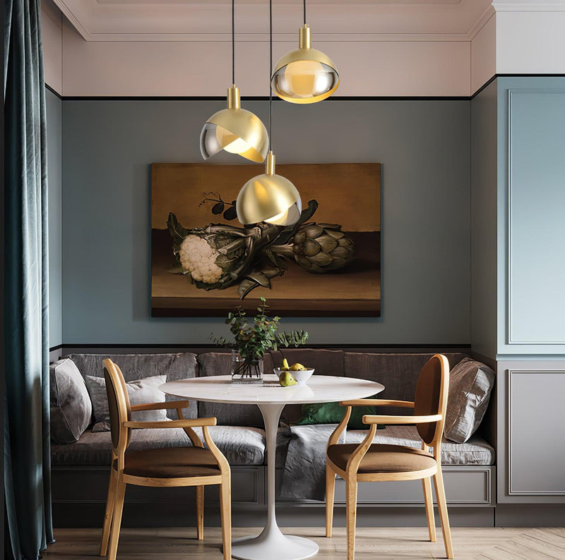 Modern Minimalist Pendant Light – Urban Metal & Glass Design