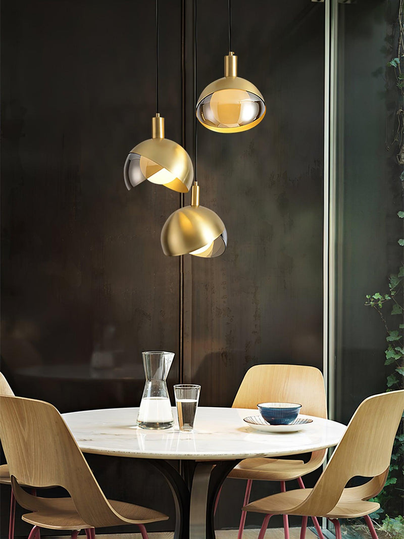 Modern Minimalist Pendant Light – Urban Metal & Glass Design