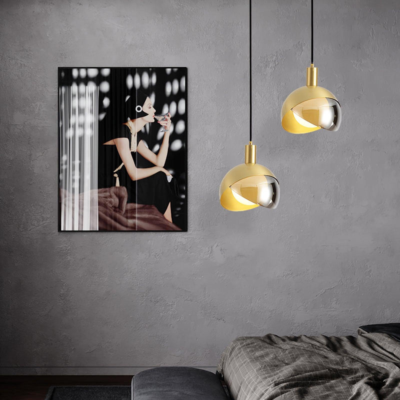 Modern Minimalist Pendant Light – Urban Metal & Glass Design