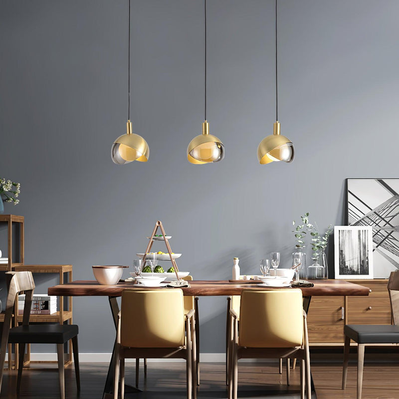 Modern Minimalist Pendant Light – Urban Metal & Glass Design