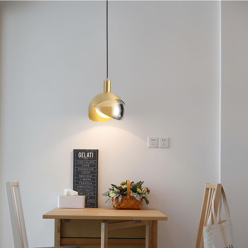 Modern Minimalist Pendant Light – Urban Metal & Glass Design