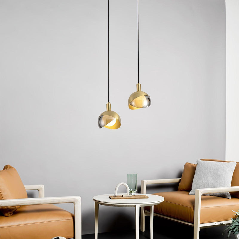 Modern Minimalist Pendant Light – Urban Metal & Glass Design