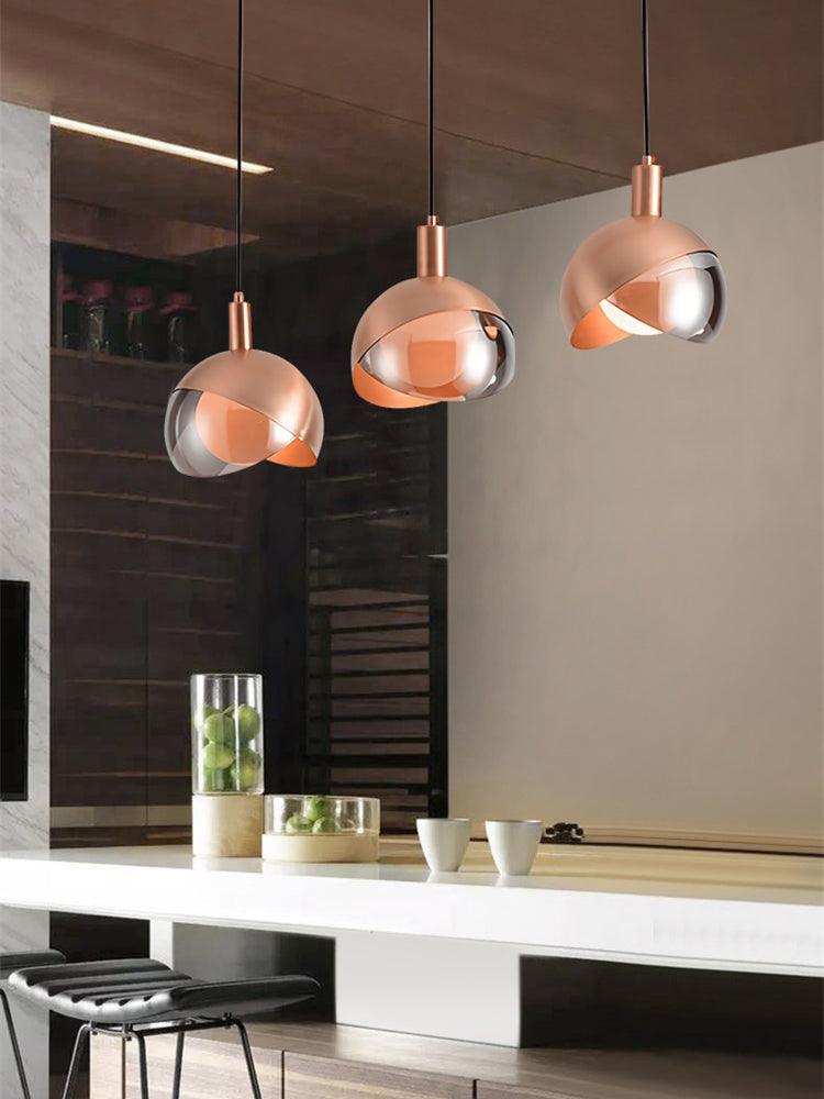 Modern Minimalist Pendant Light – Urban Metal & Glass Design