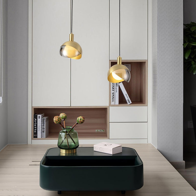 Modern Minimalist Pendant Light – Urban Metal & Glass Design