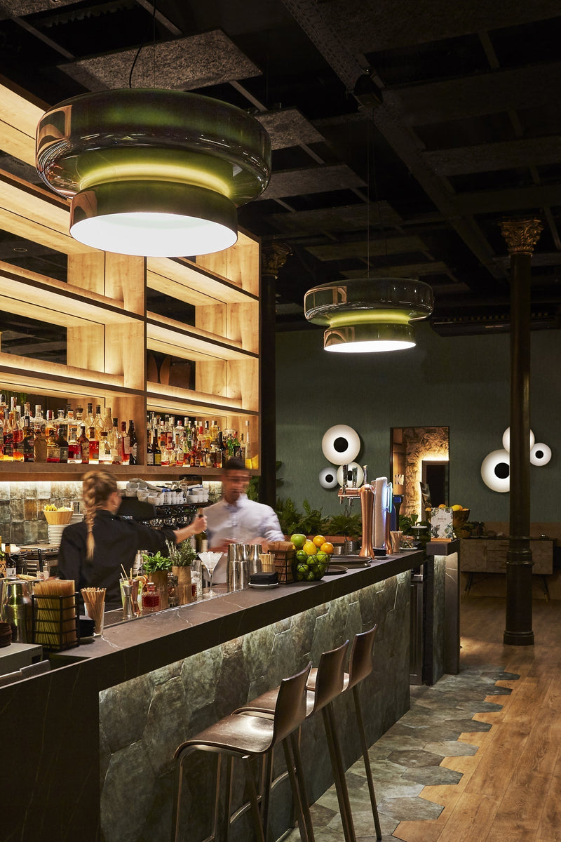 Bohemia Blown Glass Pendant Light – Organic Design with Integrated LED