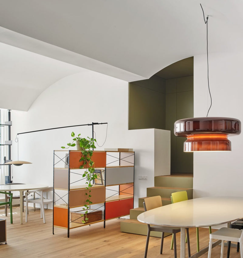 Bohemia Blown Glass Pendant Light – Organic Design with Integrated LED