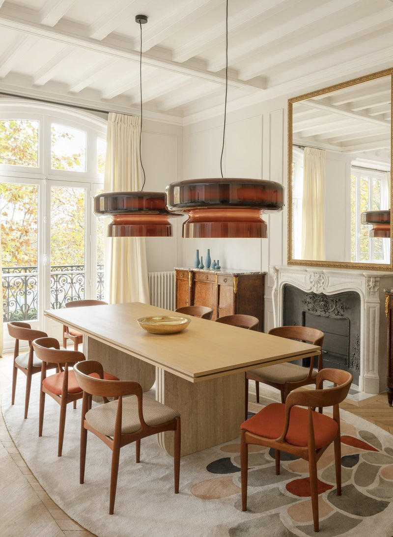 Bohemia Blown Glass Pendant Light – Organic Design with Integrated LED