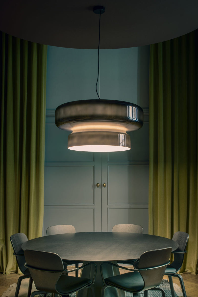 Bohemia Blown Glass Pendant Light – Organic Design with Integrated LED