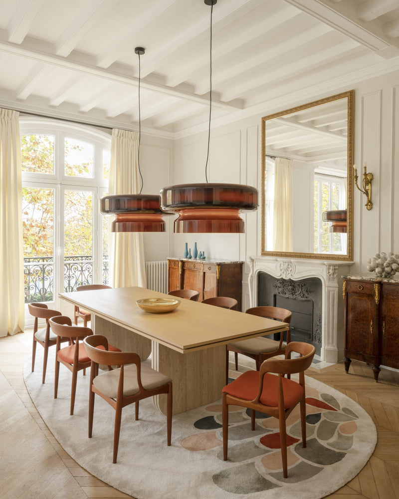 Bohemia Blown Glass Pendant Light – Organic Design with Integrated LED