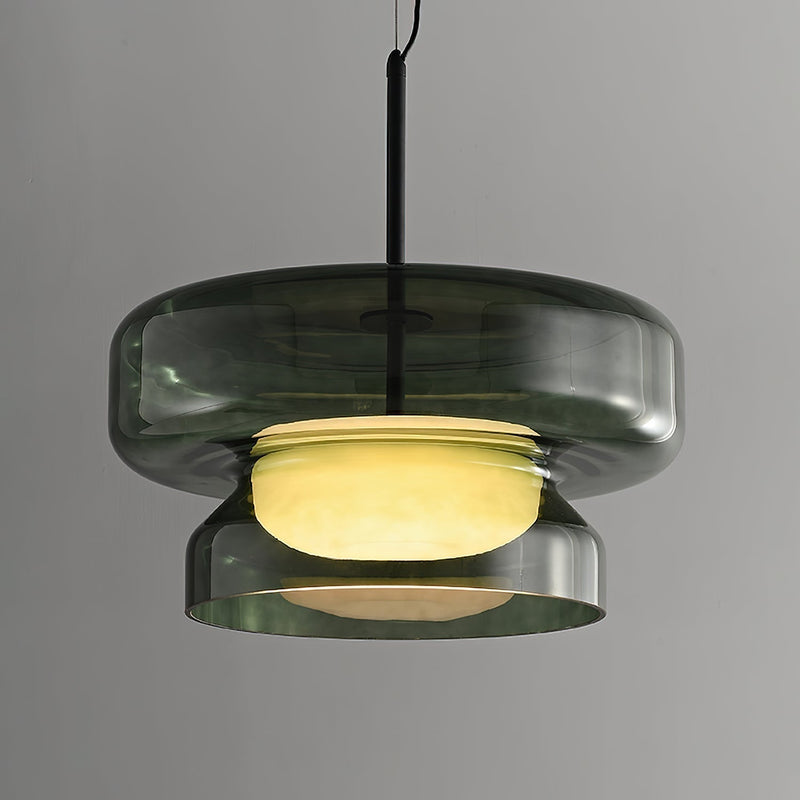 Bohemia Blown Glass Pendant Light – Organic Design with Integrated LED