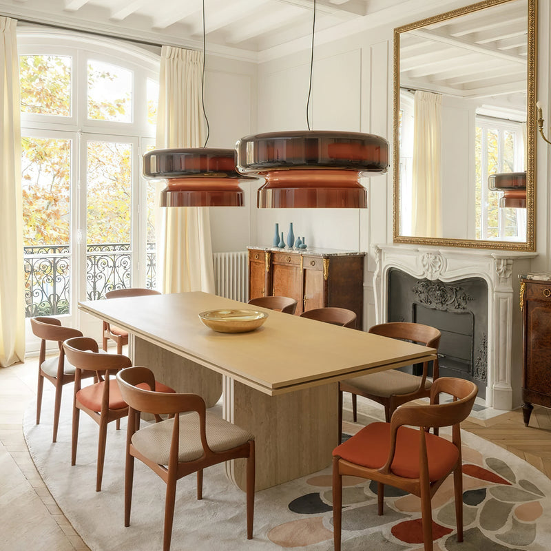 Bohemia Blown Glass Pendant Light – Organic Design with Integrated LED