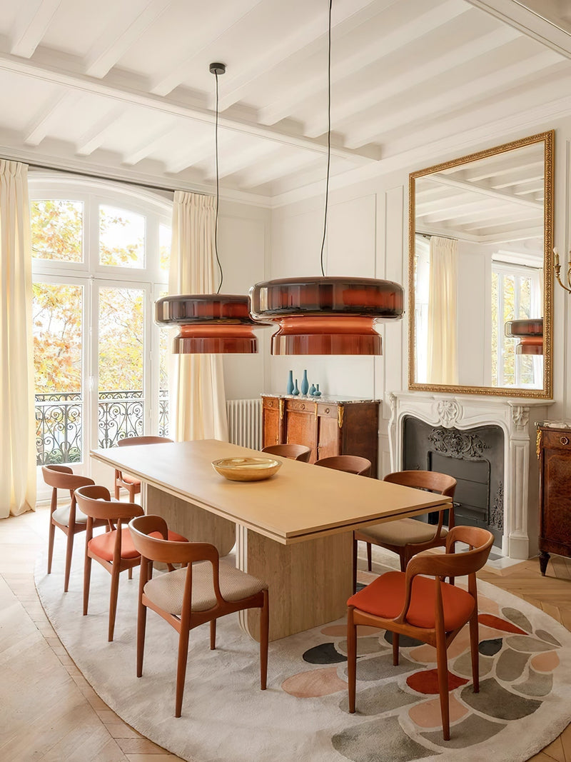 Bohemia Blown Glass Pendant Light – Organic Design with Integrated LED