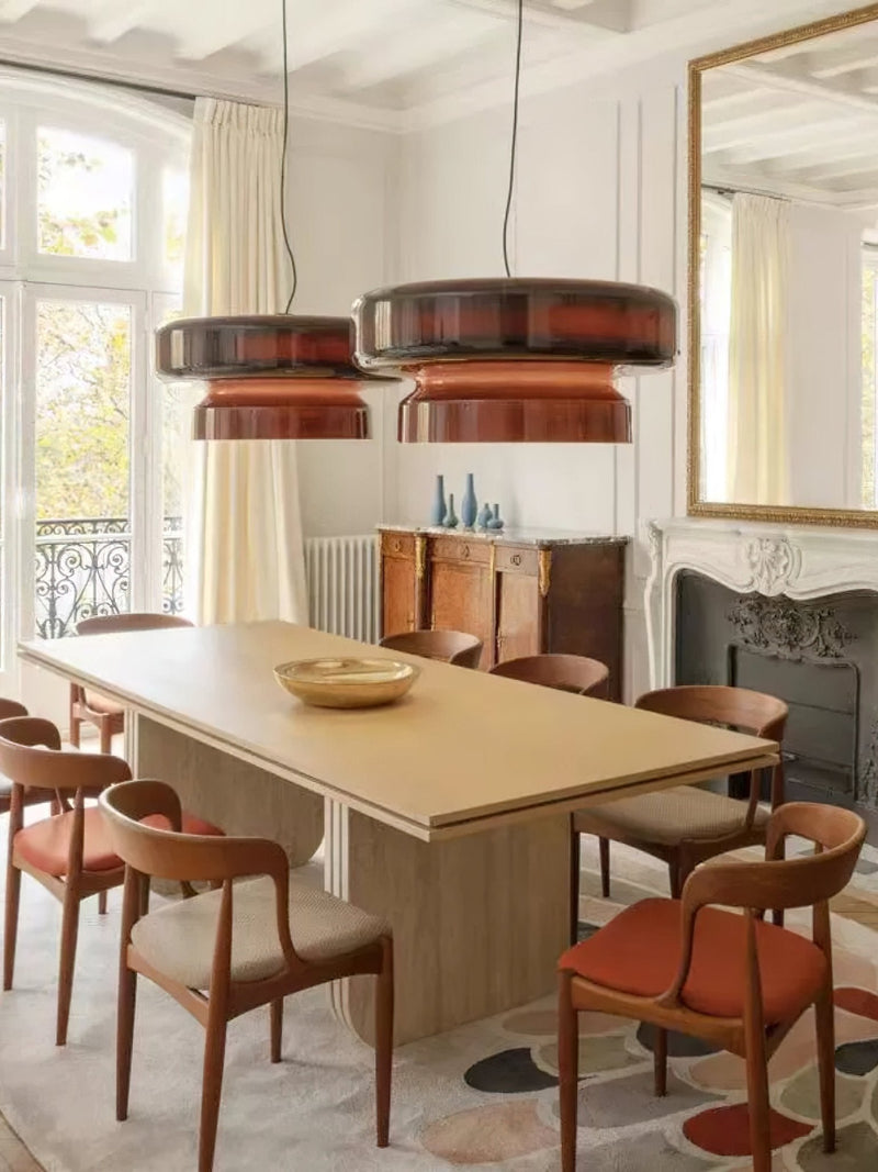 Bohemia Blown Glass Pendant Light – Organic Design with Integrated LED