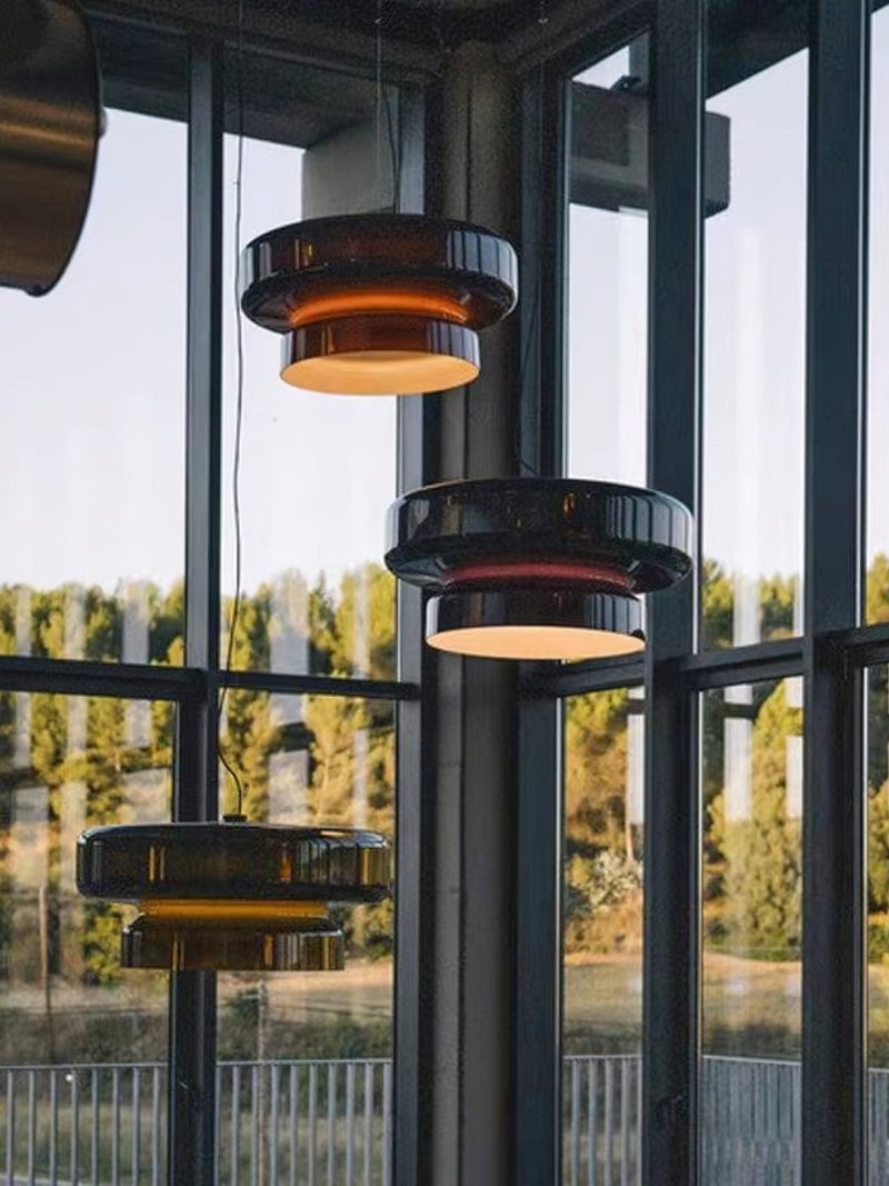 Bohemia Blown Glass Pendant Light – Organic Design with Integrated LED
