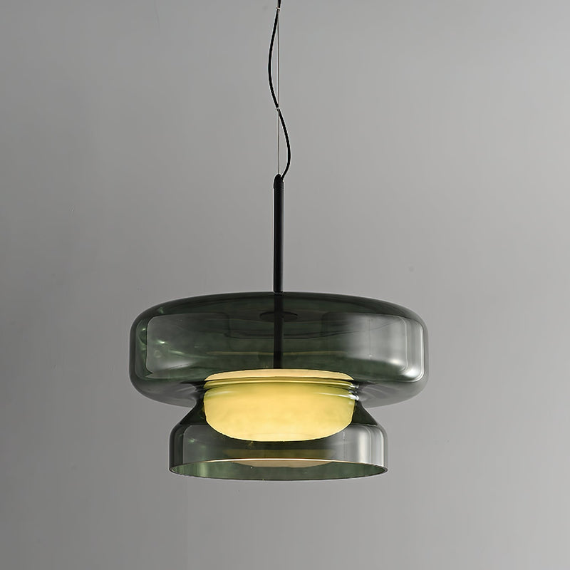 Bohemia Blown Glass Pendant Light – Organic Design with Integrated LED
