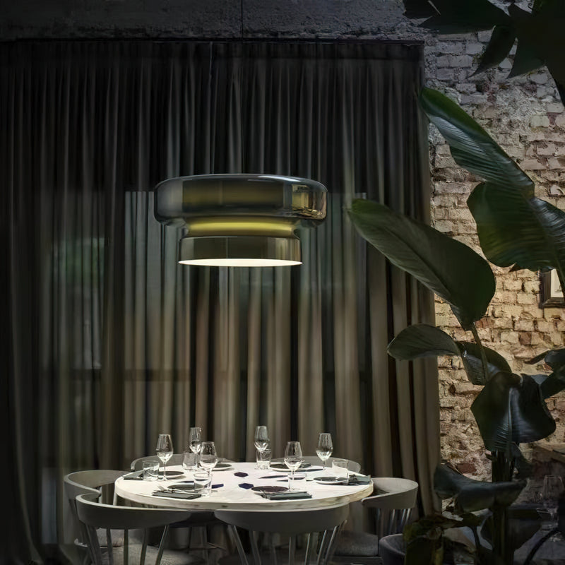 Bohemia Blown Glass Pendant Light – Organic Design with Integrated LED