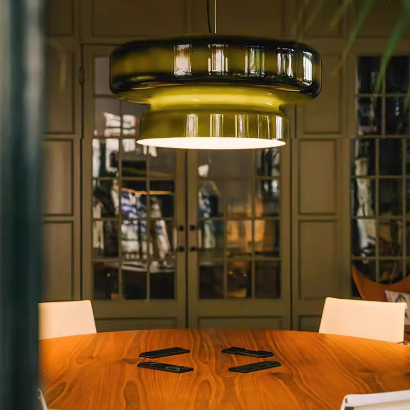Bohemia Blown Glass Pendant Light – Organic Design with Integrated LED