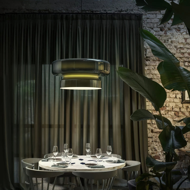 Bohemia Blown Glass Pendant Light – Organic Design with Integrated LED
